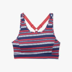 The Corliss Sports Bra | Nautical Stripe