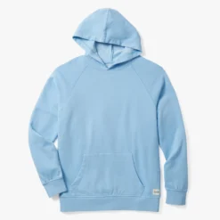 The Vintage-Wash Saltaire Hoodie | Surf Blue