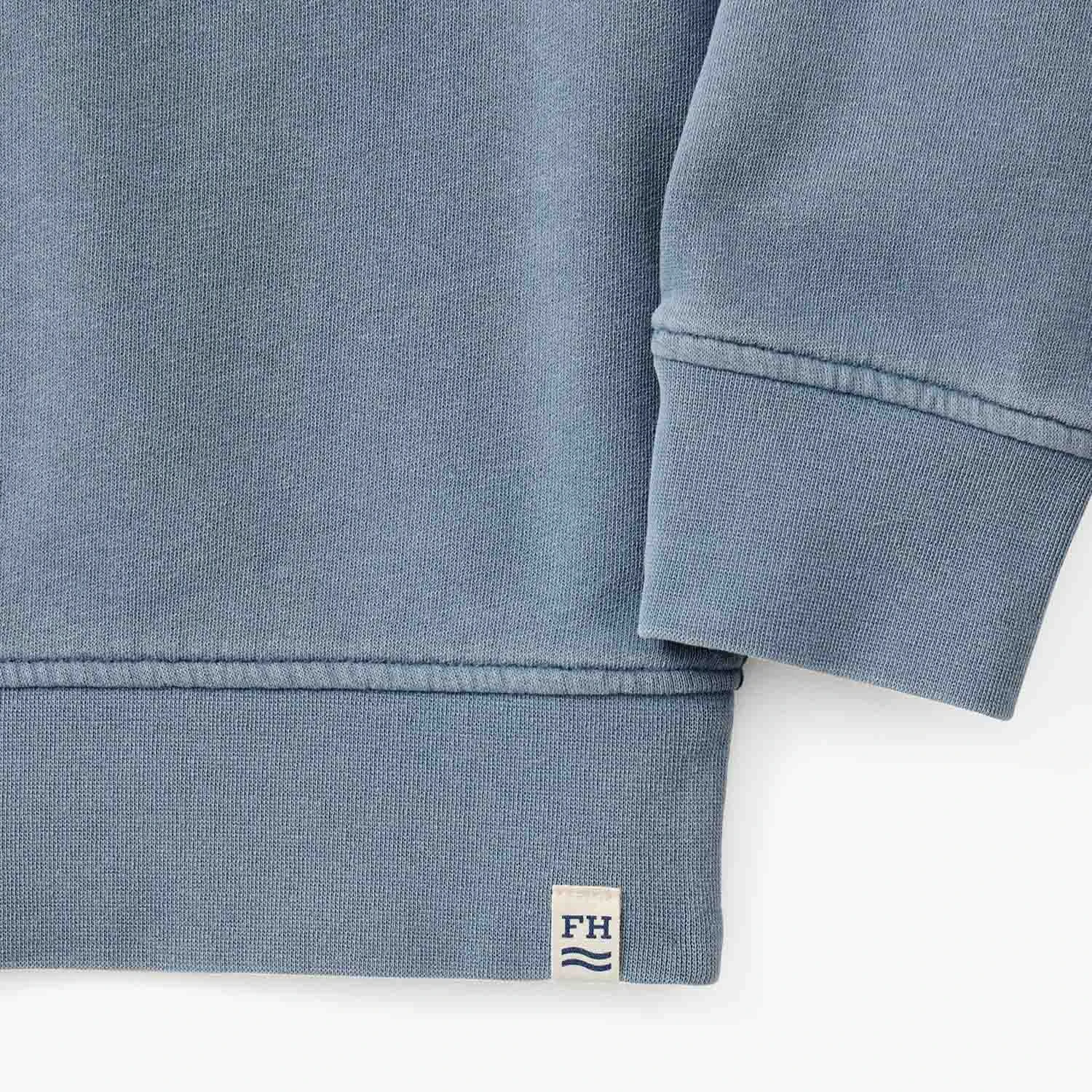 The Vintage-Wash Saltaire Crewneck | Slate - Image 8
