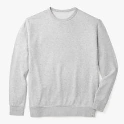 The Vintage-Wash Saltaire Crewneck | Heather Grey