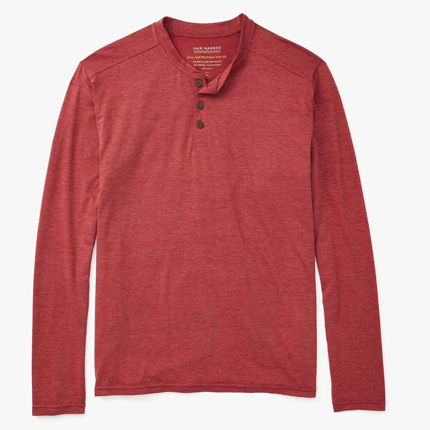 The SeaBreeze Henley | Washed Red