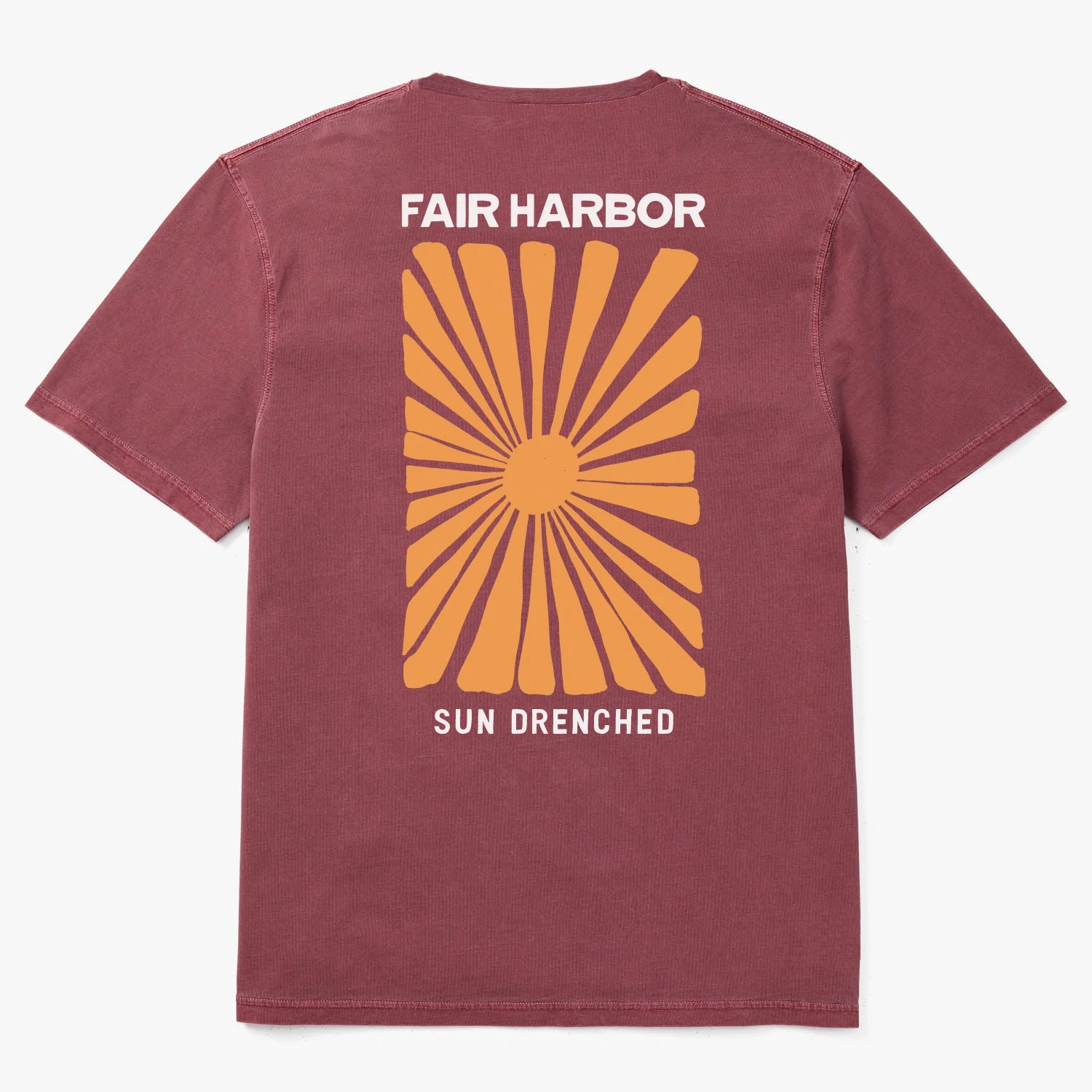 The Saltaire Graphic Tee | Red Sundrenched - Image 2