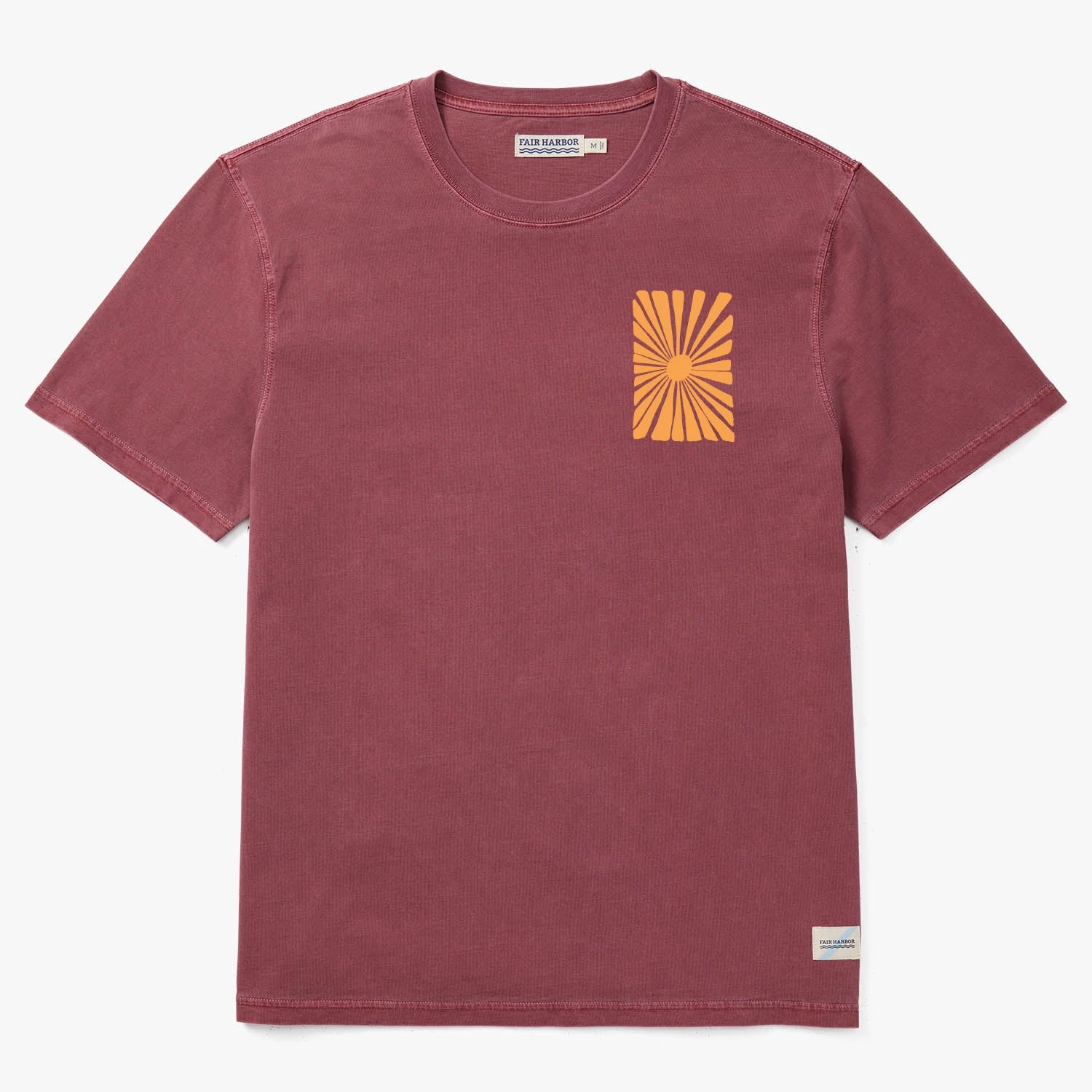 The Saltaire Graphic Tee | Red Sundrenched